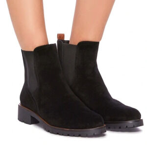 SAM EDELMAN Jaclyn Suede Waterproof Chelsea Boots